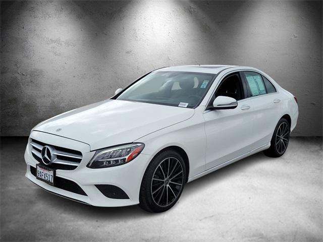 used 2021 Mercedes-Benz C-Class car, priced at $23,995