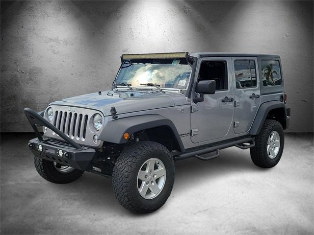 used 2017 Jeep Wrangler Unlimited car, priced at $20,234