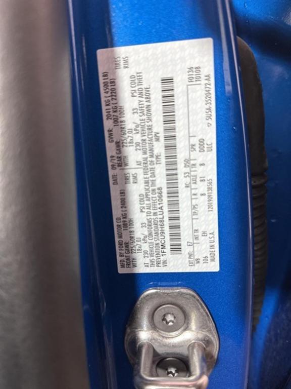 used 2020 Ford Escape car, priced at $18,283