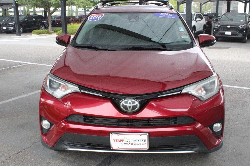 used 2018 Toyota RAV4 car, priced at $18,300