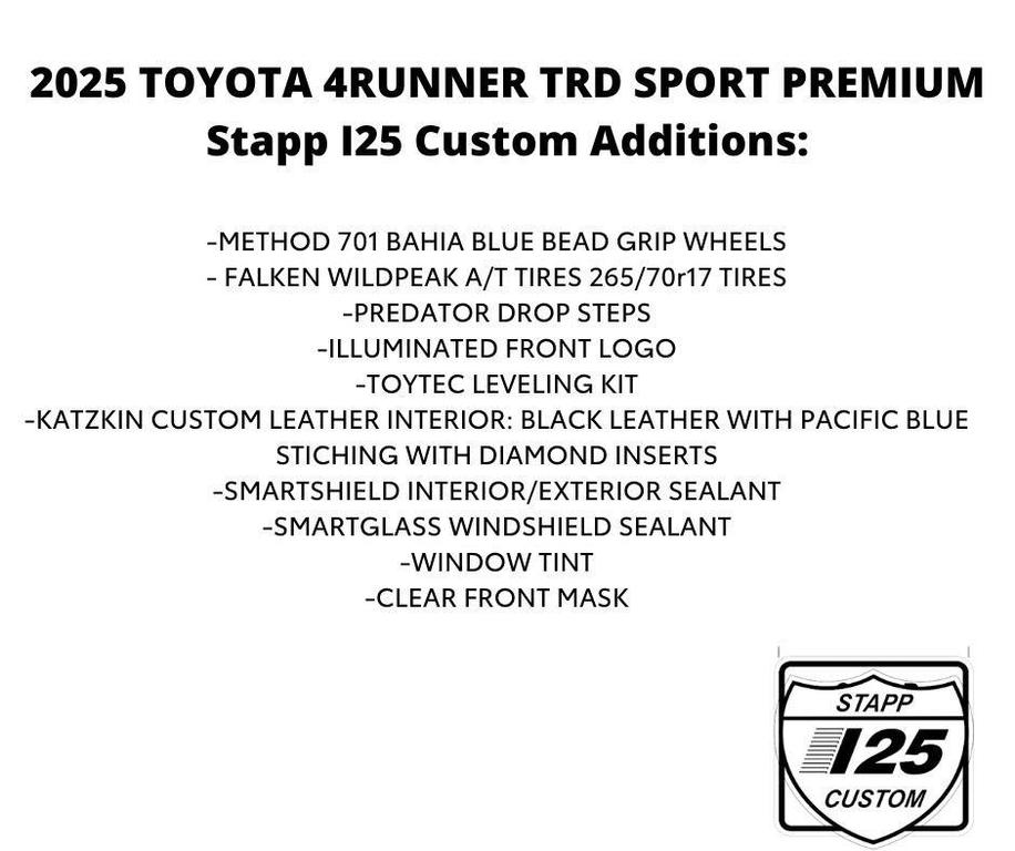 new 2025 Toyota 4Runner car, priced at $69,973