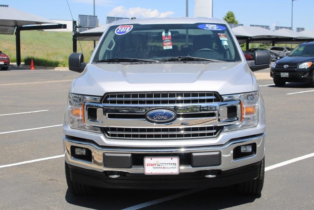 used 2018 Ford F-150 car, priced at $27,900