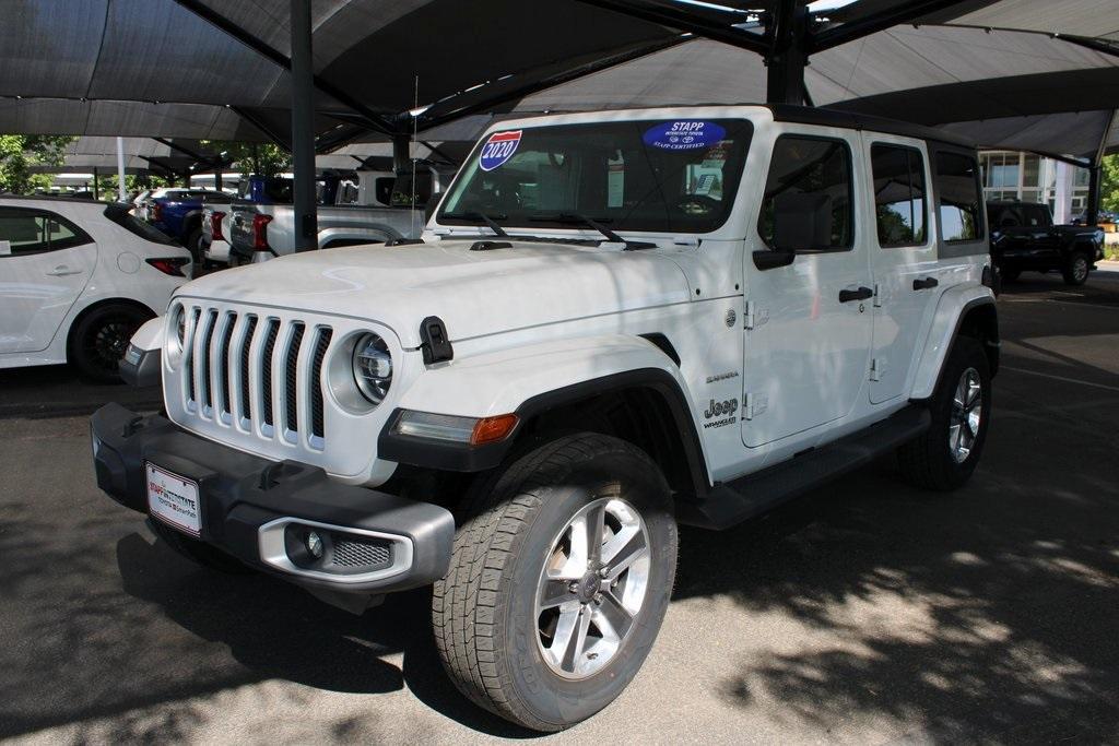 used 2020 Jeep Wrangler Unlimited car, priced at $27,700