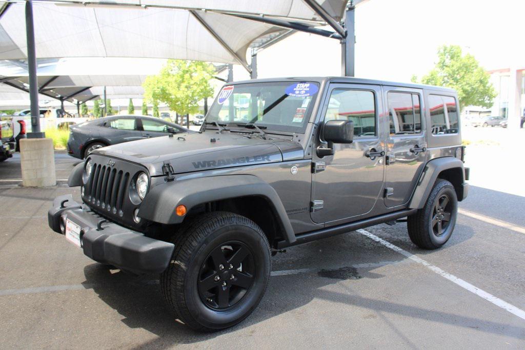 used 2017 Jeep Wrangler Unlimited car, priced at $18,900
