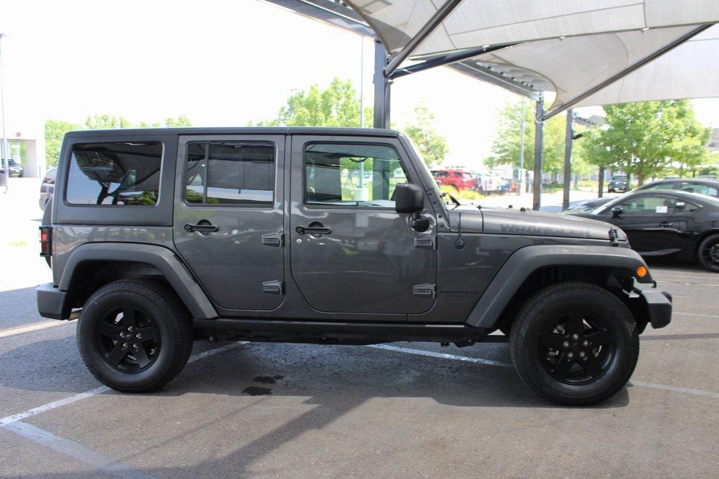 used 2017 Jeep Wrangler Unlimited car, priced at $18,900