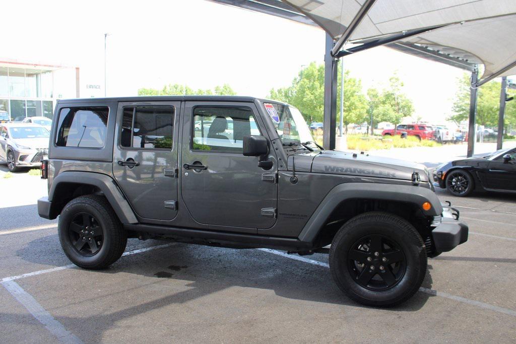used 2017 Jeep Wrangler Unlimited car, priced at $18,900