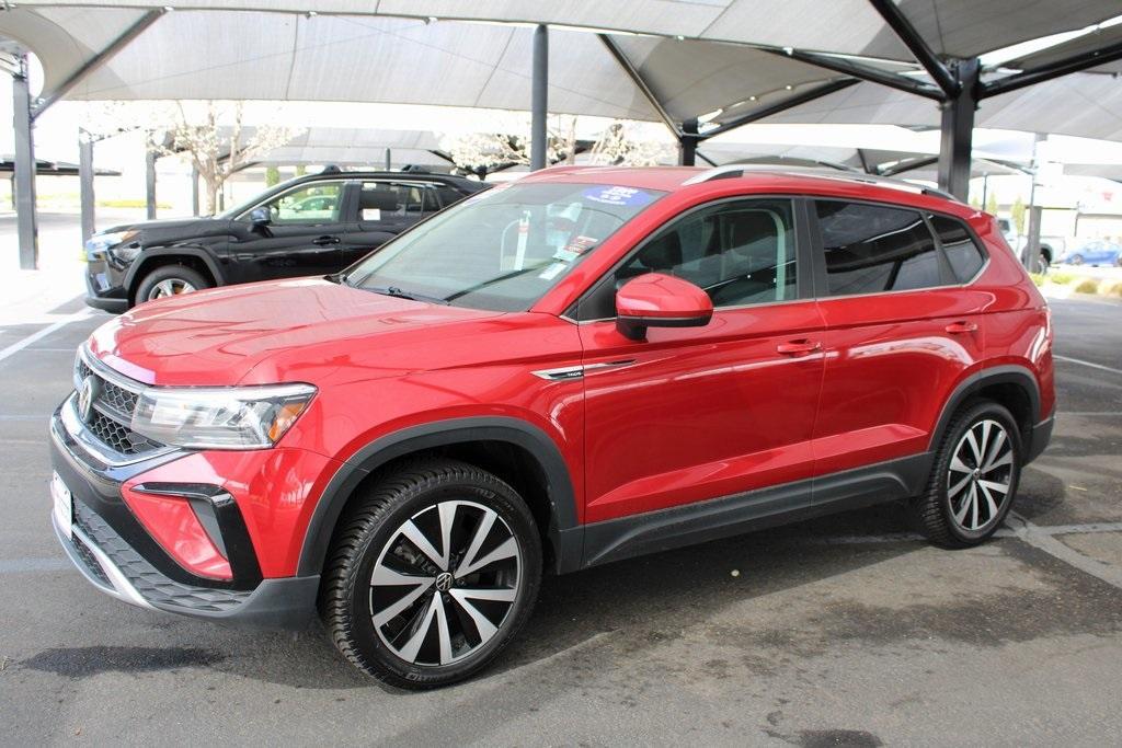 used 2022 Volkswagen Taos car, priced at $18,900