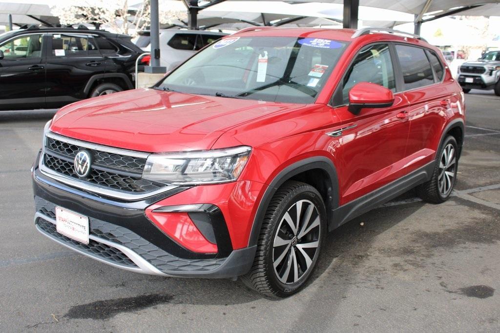 used 2022 Volkswagen Taos car, priced at $18,900