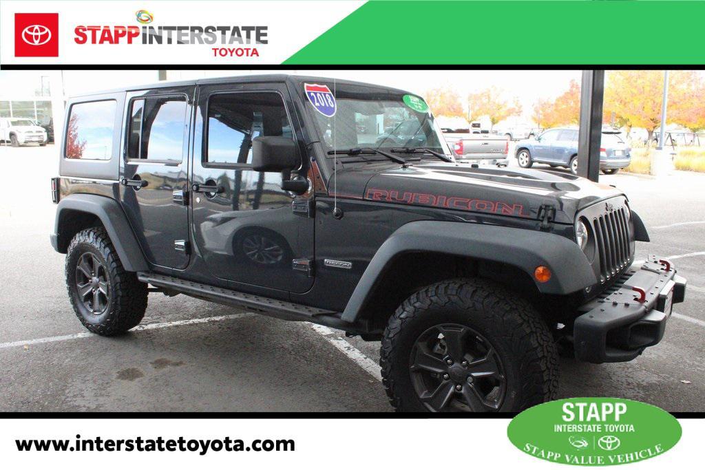 used 2018 Jeep Wrangler JK Unlimited car, priced at $25,900