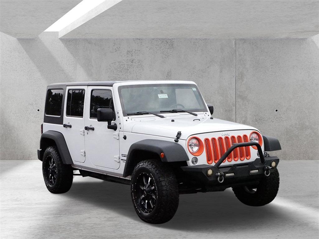 used 2016 Jeep Wrangler Unlimited car, priced at $15,999