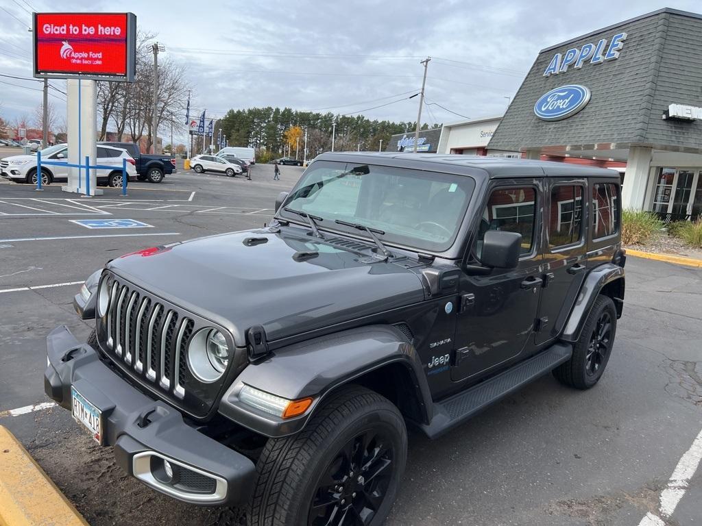 used 2021 Jeep Wrangler Unlimited 4xe car, priced at $30,399