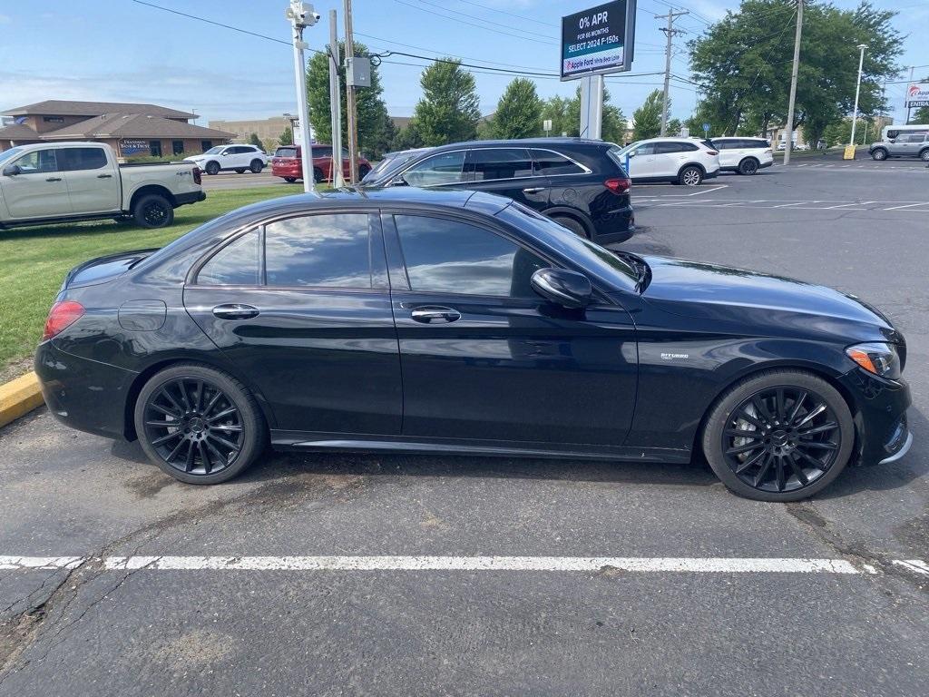 used 2018 Mercedes-Benz AMG C 43 car, priced at $28,499