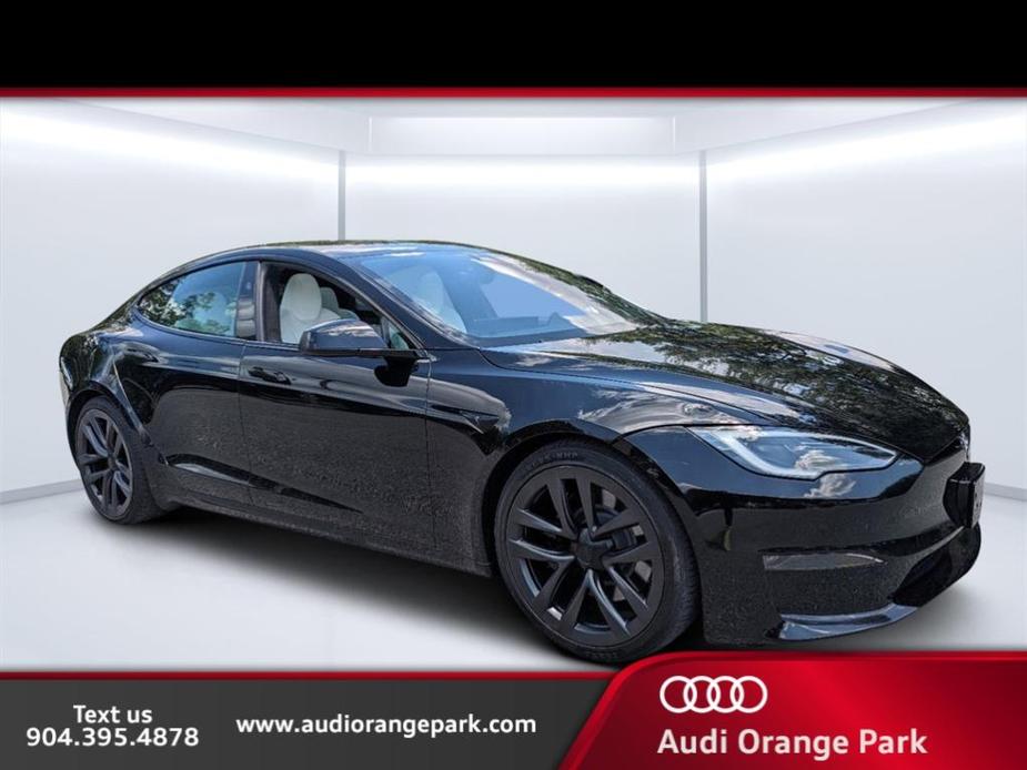 used 2023 Tesla Model S car, priced at $61,999