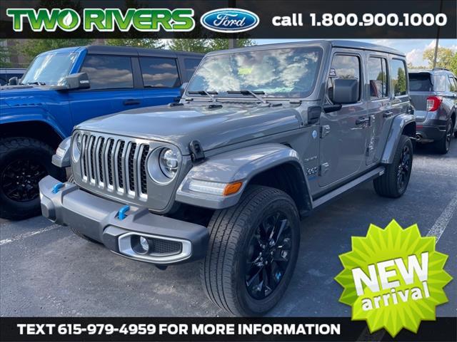 used 2022 Jeep Wrangler Unlimited 4xe car, priced at $35,188