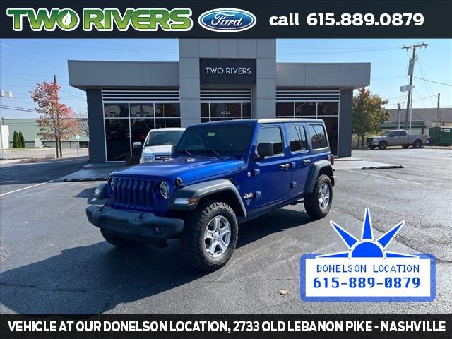 used 2019 Jeep Wrangler Unlimited car, priced at $19,845