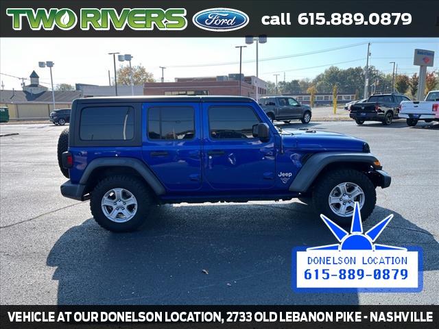 used 2019 Jeep Wrangler Unlimited car, priced at $18,935