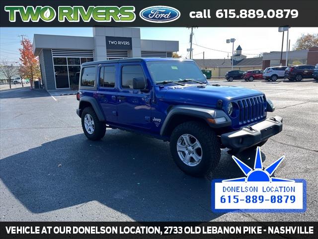 used 2019 Jeep Wrangler Unlimited car, priced at $18,935