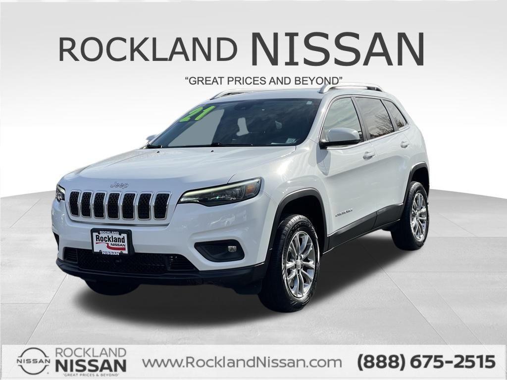 used 2021 Jeep Cherokee car, priced at $18,754