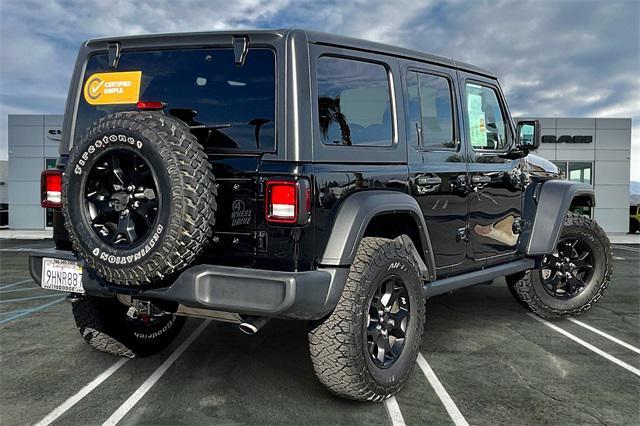 used 2021 Jeep Wrangler Unlimited car, priced at $31,490