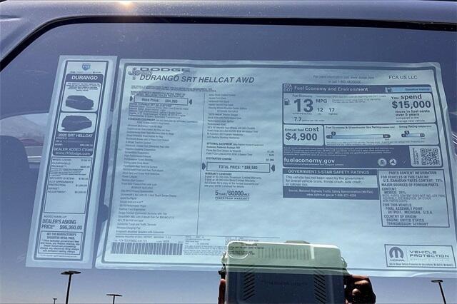 new 2025 Dodge Durango car, priced at $88,580