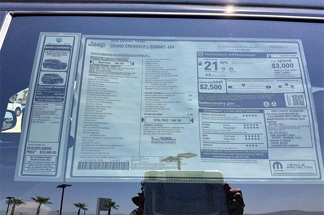 new 2025 Jeep Grand Cherokee L car, priced at $65,680