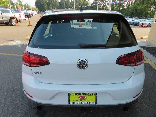 used 2018 Volkswagen Golf GTI car, priced at $17,991