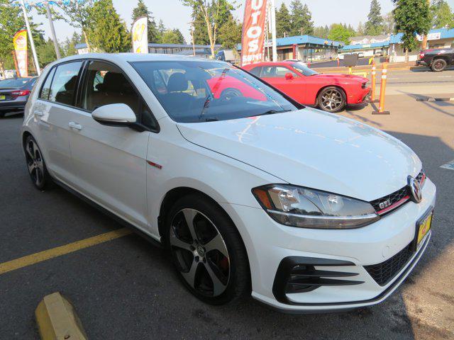 used 2018 Volkswagen Golf GTI car, priced at $17,991