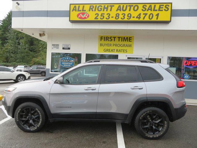 used 2018 Jeep Cherokee car, priced at $18,991