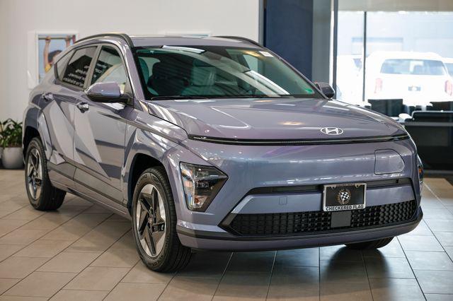 new 2025 Hyundai Kona EV car, priced at $39,155