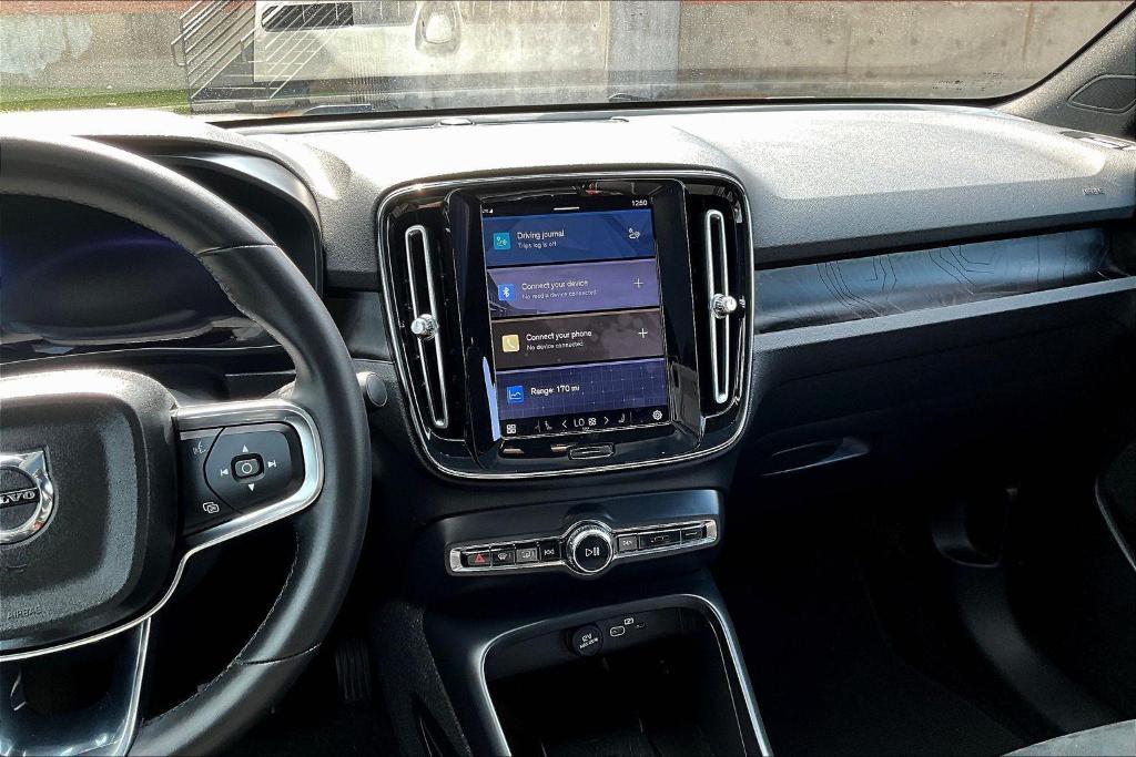 used 2023 Volvo C40 Recharge Pure Electric car, priced at $27,875