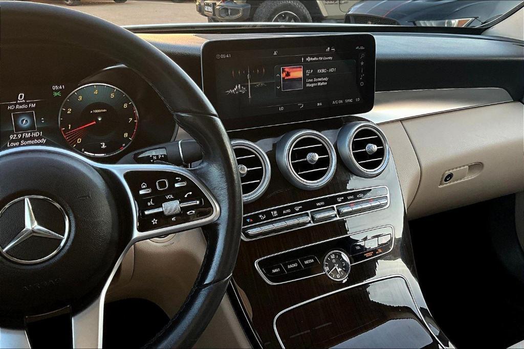 used 2021 Mercedes-Benz C-Class car, priced at $21,750