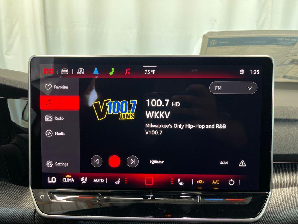 new 2025 Volkswagen Golf GTI car, priced at $33,097