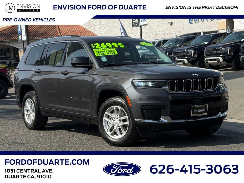 used 2021 Jeep Grand Cherokee L car, priced at $25,495