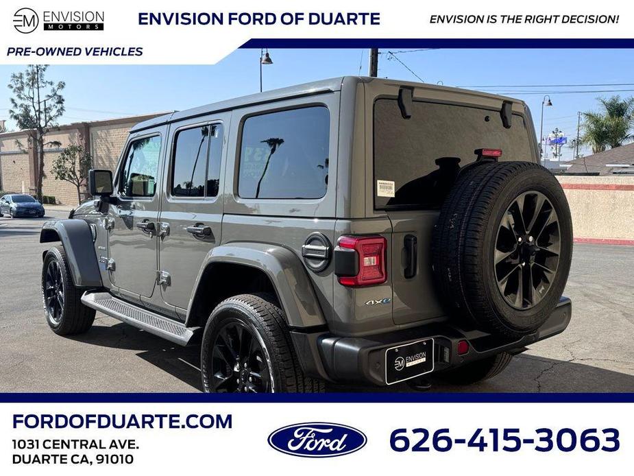 used 2021 Jeep Wrangler Unlimited 4xe car, priced at $32,888