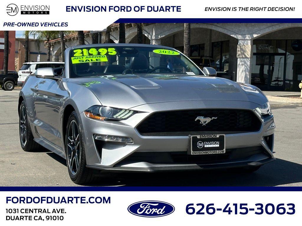 used 2022 Ford Mustang car, priced at $21,495