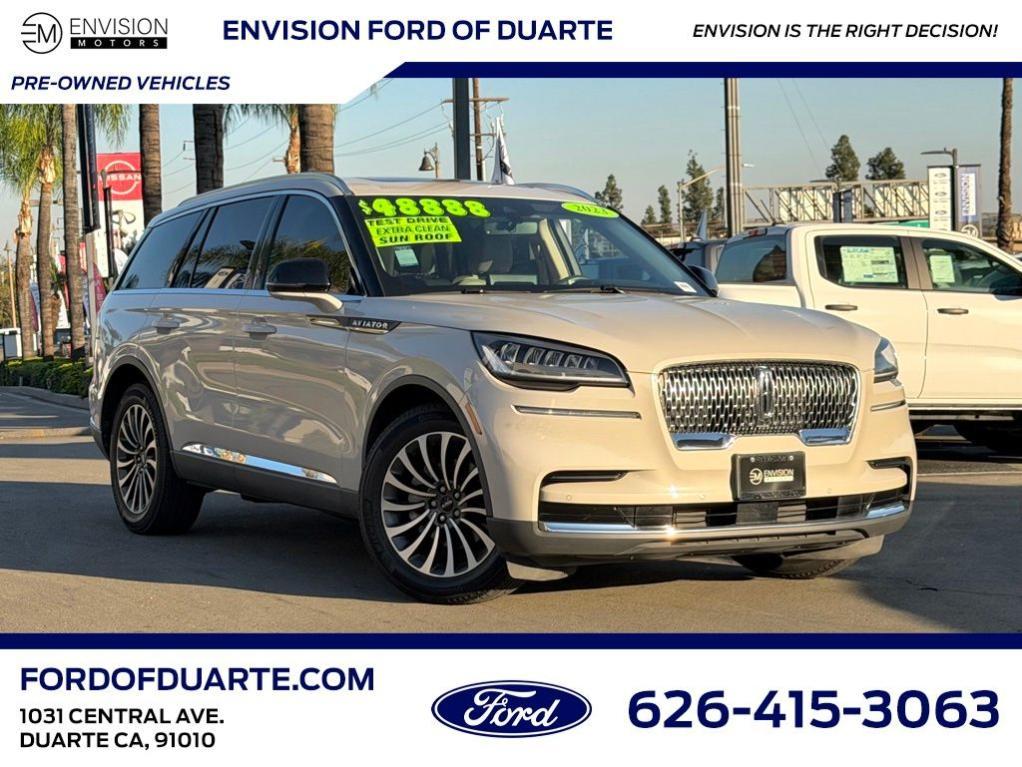 used 2023 Lincoln Aviator car, priced at $48,500