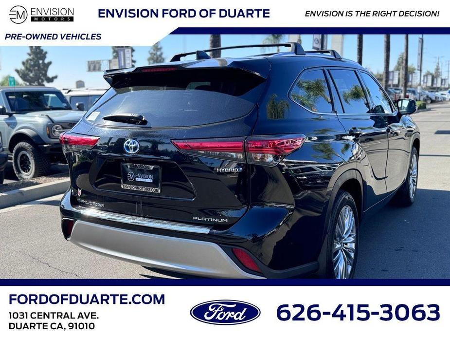 used 2023 Toyota Highlander Hybrid car, priced at $51,995