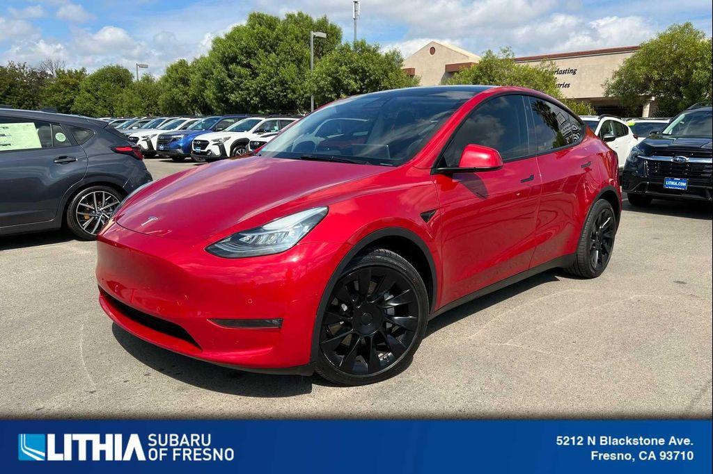 used 2021 Tesla Model Y car, priced at $27,662