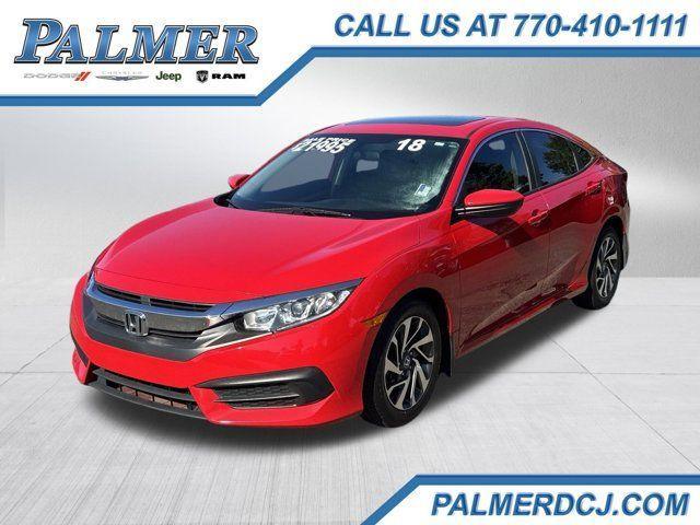 used 2018 Honda Civic car, priced at $19,391