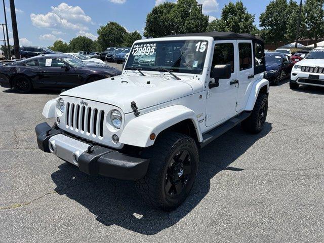 used 2015 Jeep Wrangler Unlimited car, priced at $24,991