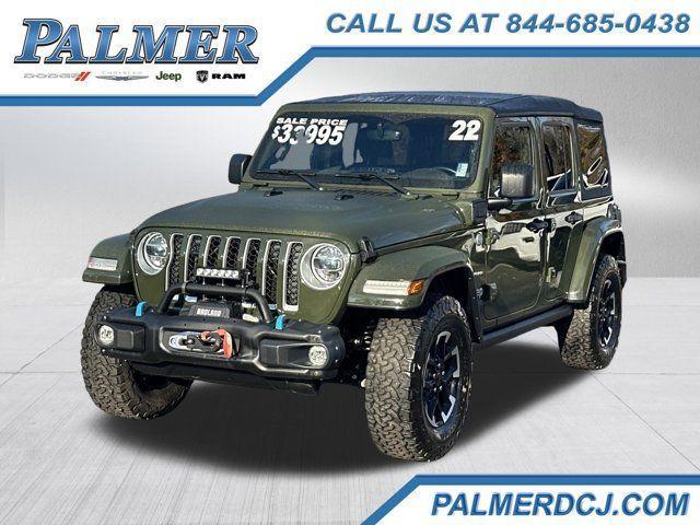 used 2022 Jeep Wrangler Unlimited 4xe car, priced at $31,991