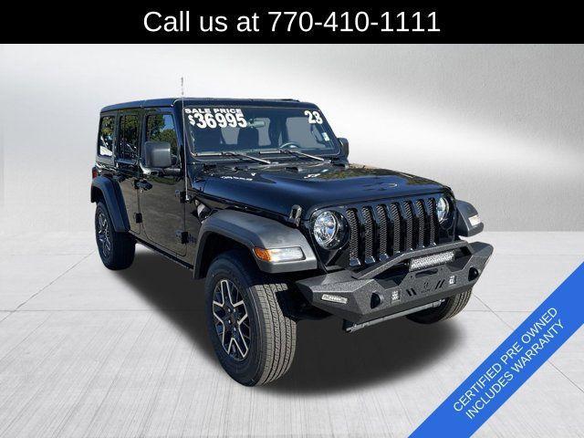 used 2023 Jeep Wrangler car, priced at $33,491