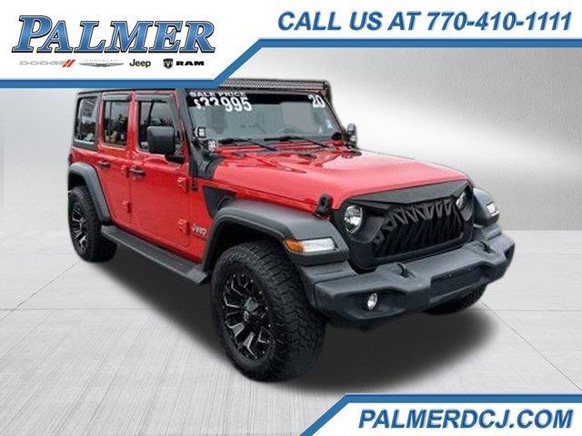 used 2020 Jeep Wrangler Unlimited car, priced at $22,991