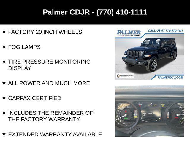 used 2024 Jeep Wrangler 4xe car, priced at $35,491