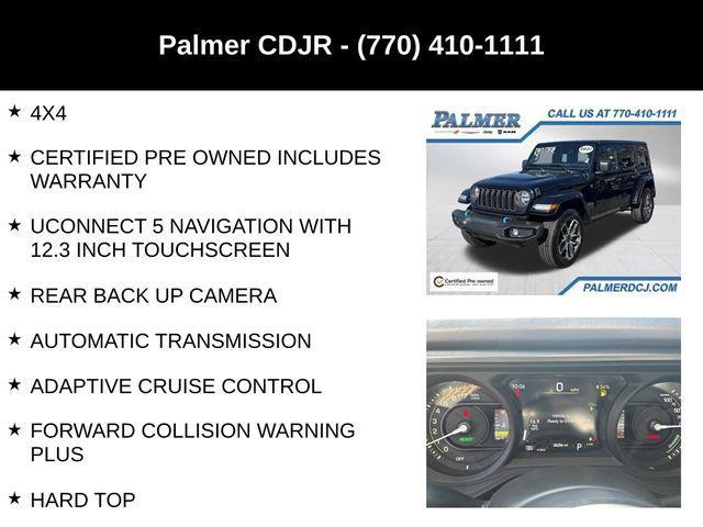 used 2024 Jeep Wrangler 4xe car, priced at $35,491