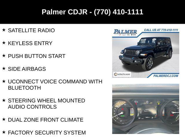 used 2024 Jeep Wrangler 4xe car, priced at $35,491