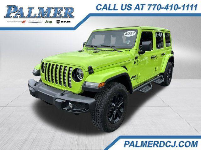 used 2021 Jeep Wrangler Unlimited car, priced at $35,991