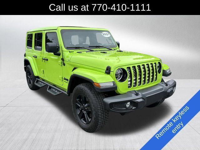 used 2021 Jeep Wrangler Unlimited car, priced at $35,991