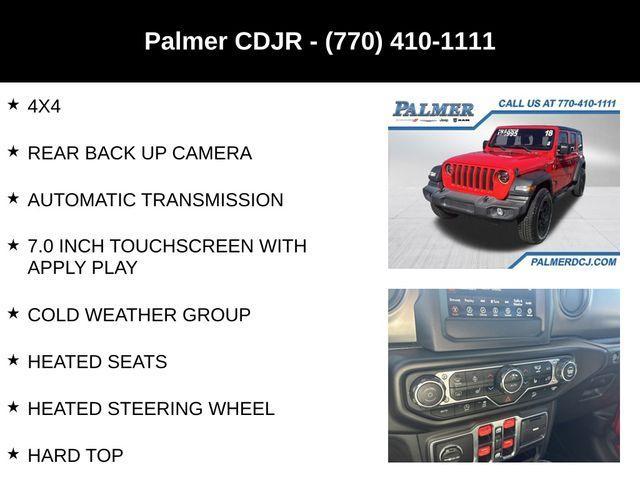 used 2018 Jeep Wrangler Unlimited car, priced at $22,991