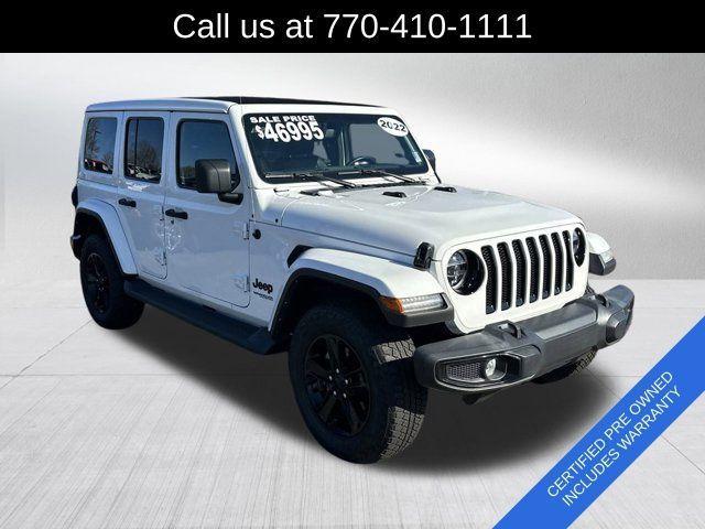 used 2022 Jeep Wrangler Unlimited car, priced at $42,991